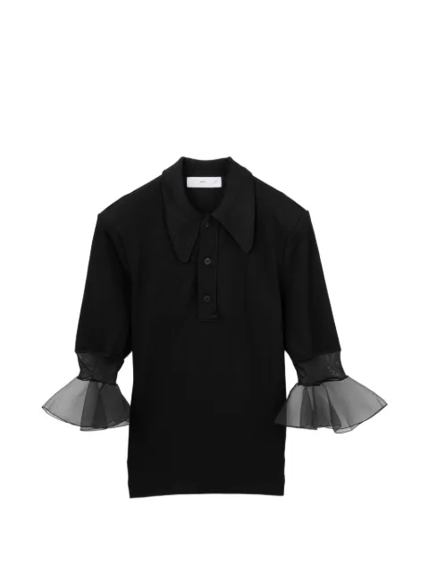 Toga playera tipo polo con ribete de tul