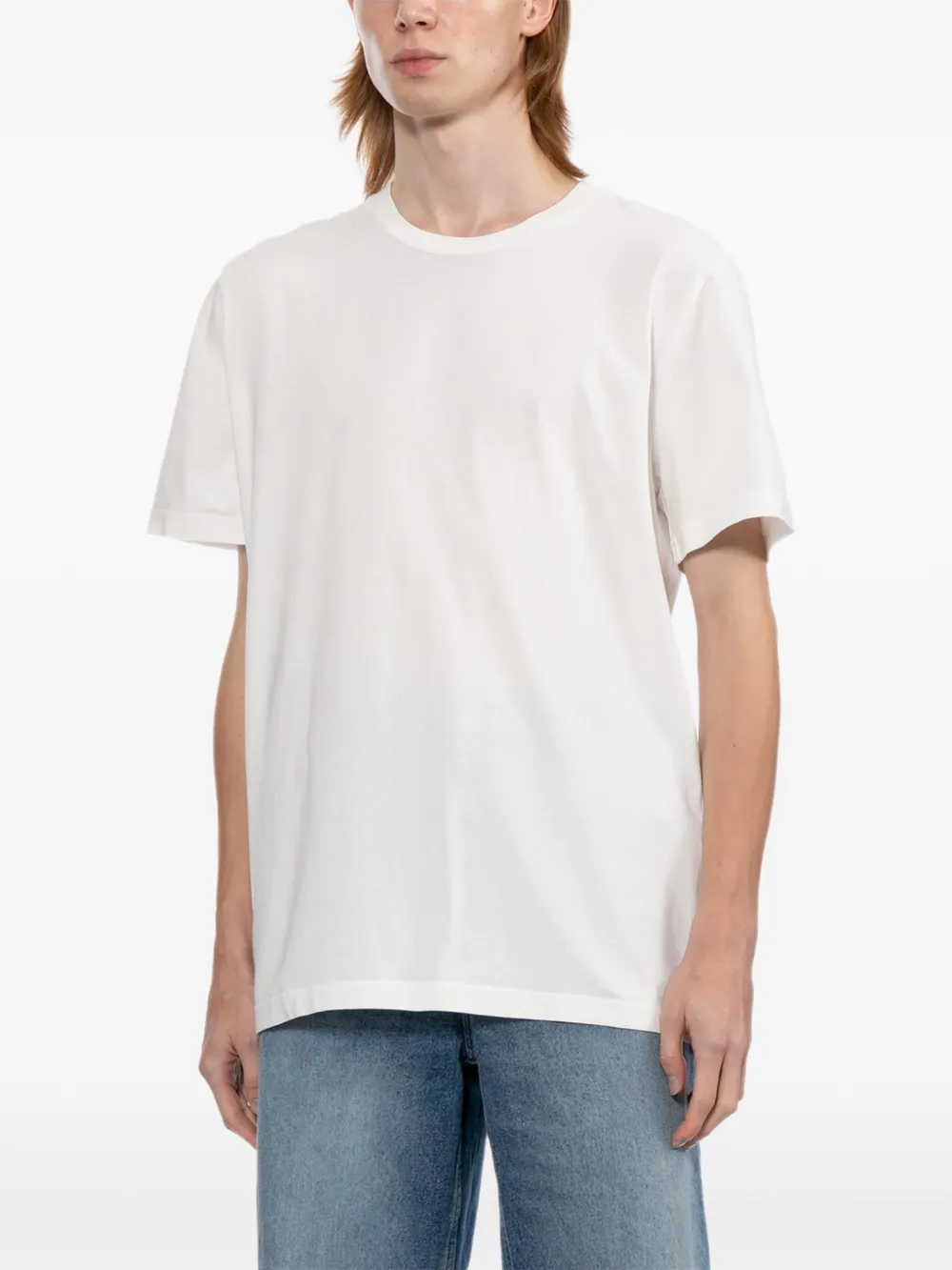 A.P.C. T-shirt met logoprint Wit