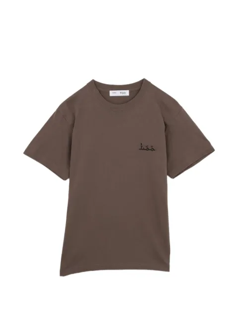 Toga graphic-print studded T-shirt