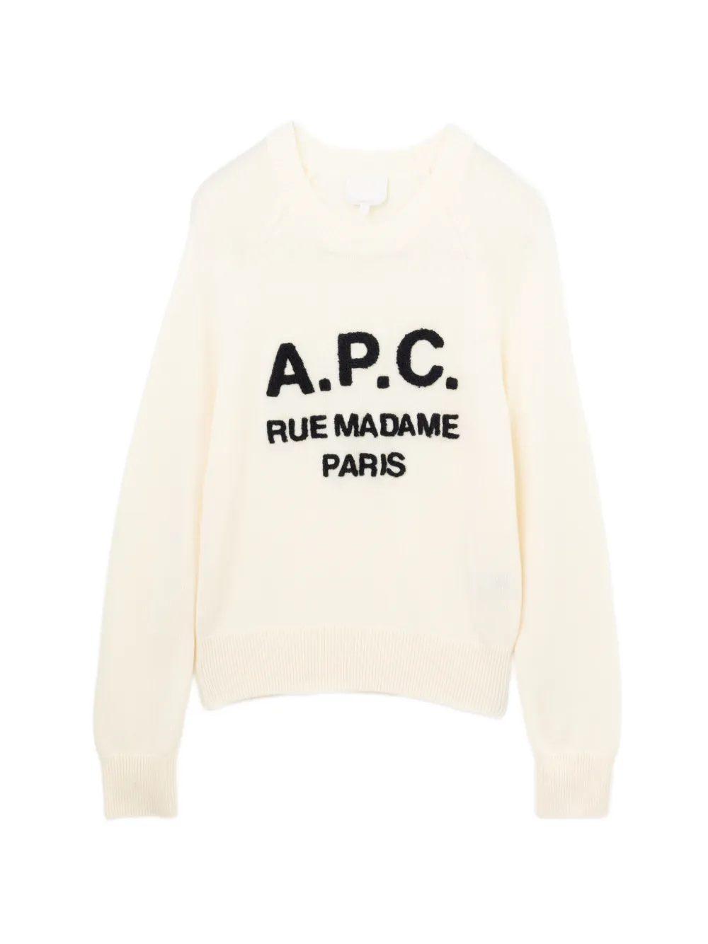 A.P.C. Kabelgebreide trui Beige