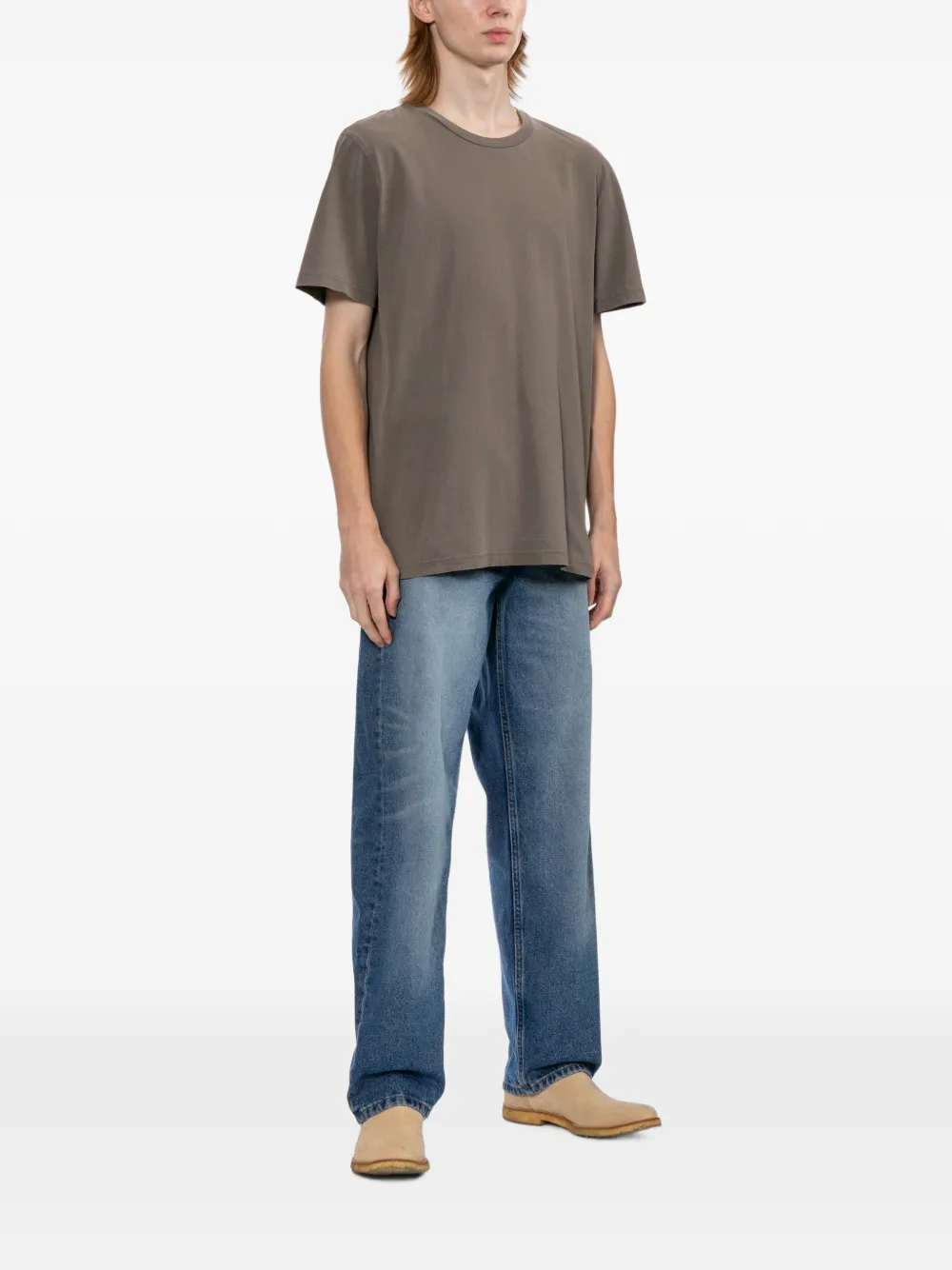 A.P.C. T-shirt met ronde hals Grijs