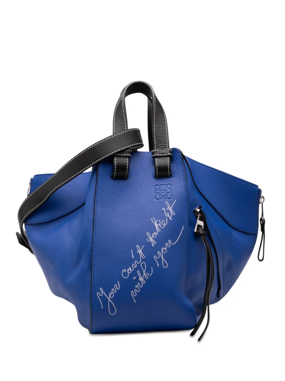 Loewe Pre-Owned Borsa a tracolla Can't Take It Hammock piccola 2010-2026 - Blu
