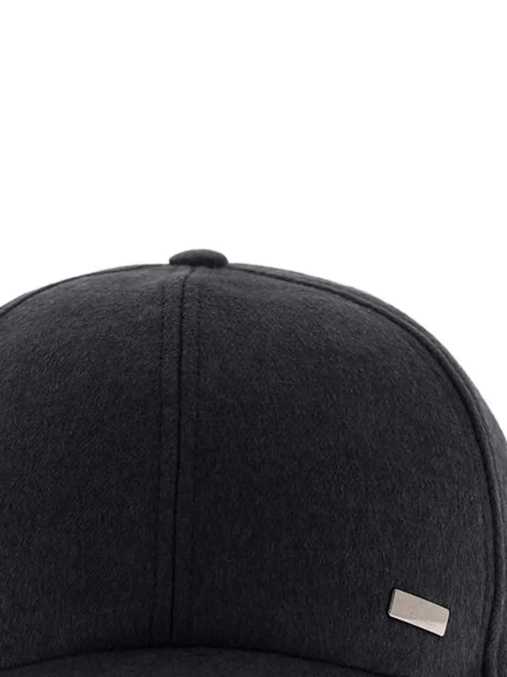 Herno Cashmere-silk Baseball Cap in Blue, view 2