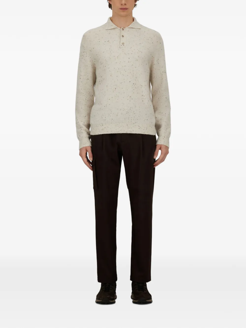 Herno Resort trui met polokraag Beige