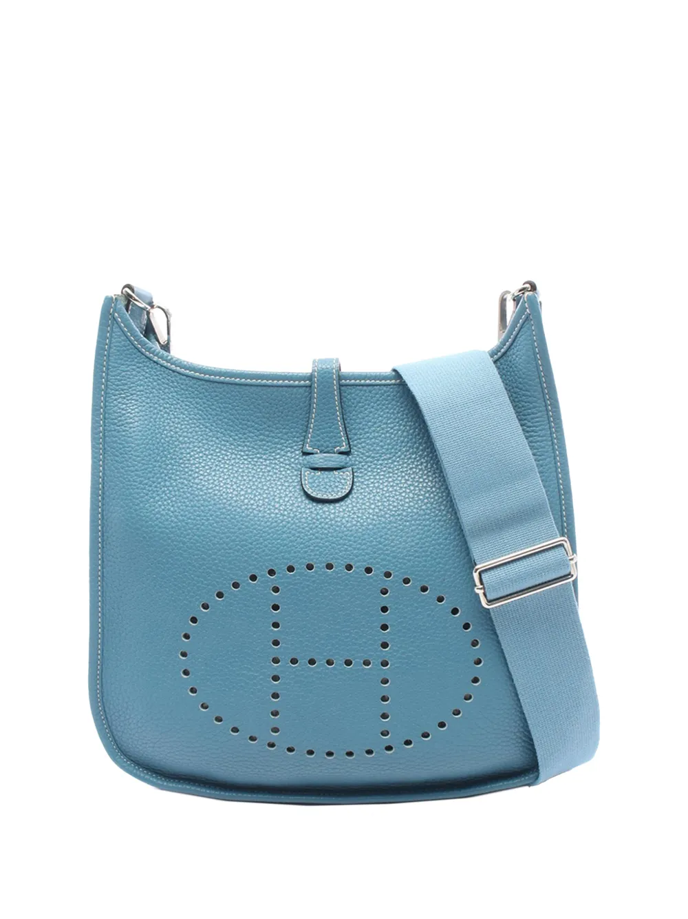 Hermès Pre-Owned Borsa a tracolla Evelyne PM in pelle Clemence 2011 - Blu