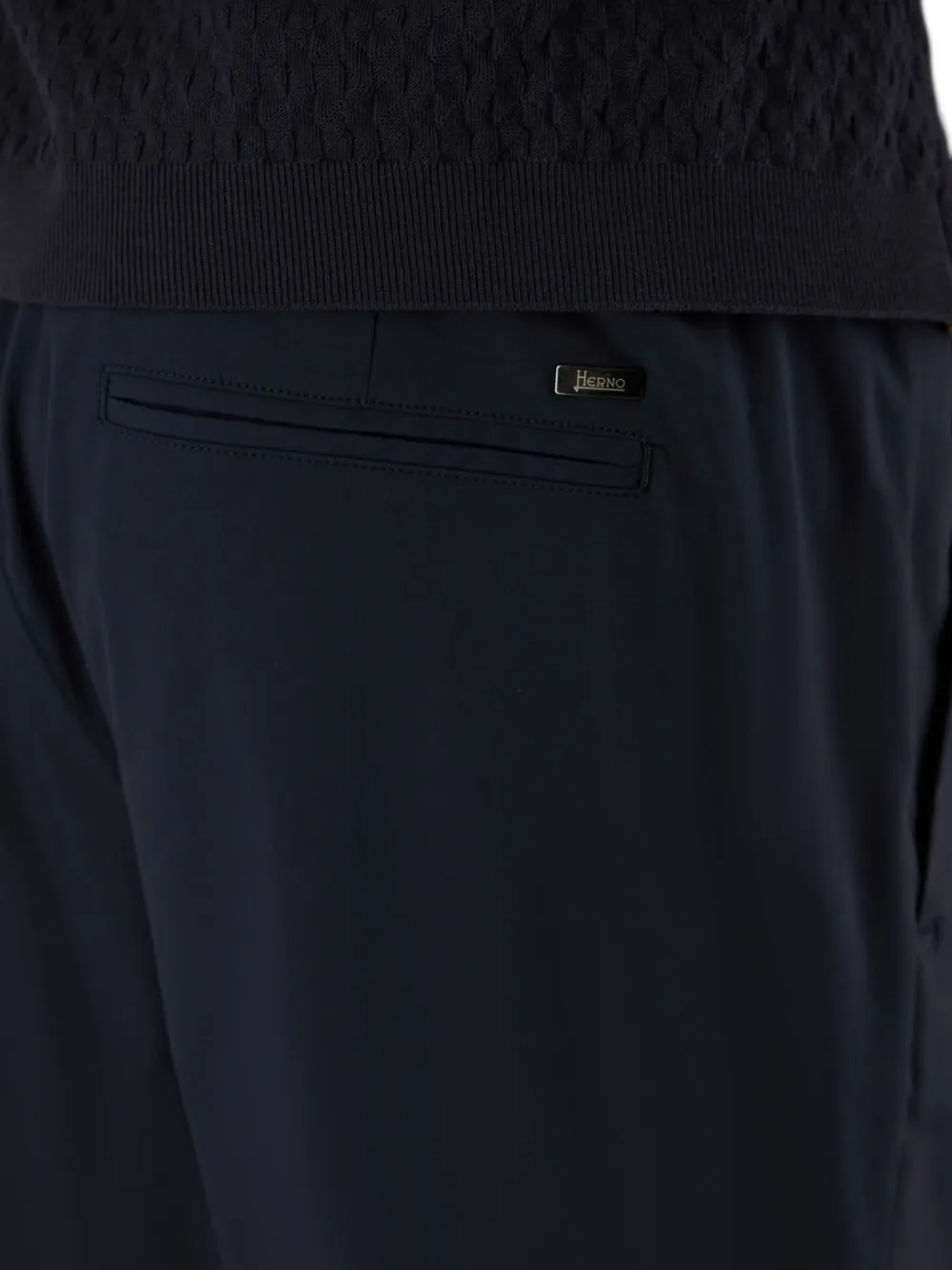 Herno Resort broek met trekkoord Blauw