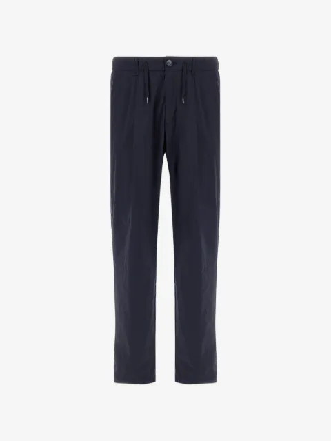 Herno drawstring-waist tapered trousers