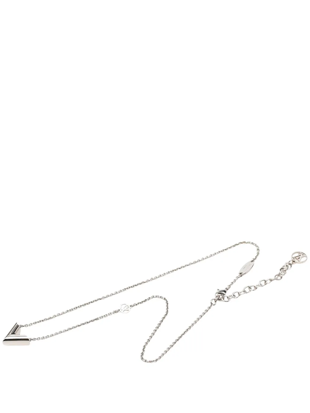Louis Vuitton Pre-Owned 2020 Essential V Halskette - Silber