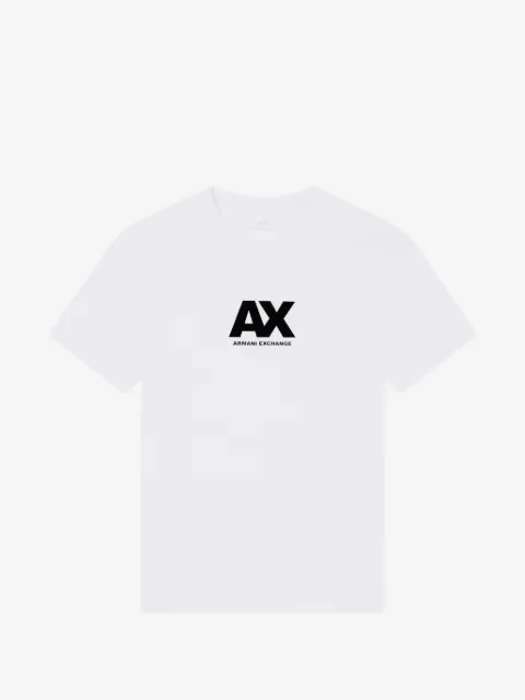 Armani Exchange playera con logo estampado
