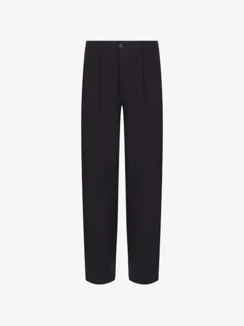 Giorgio Armani pleated straight-leg trousers