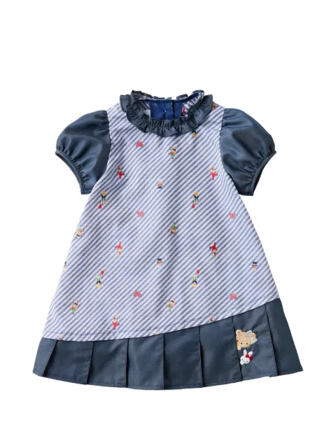 familiar striped pleated dress
