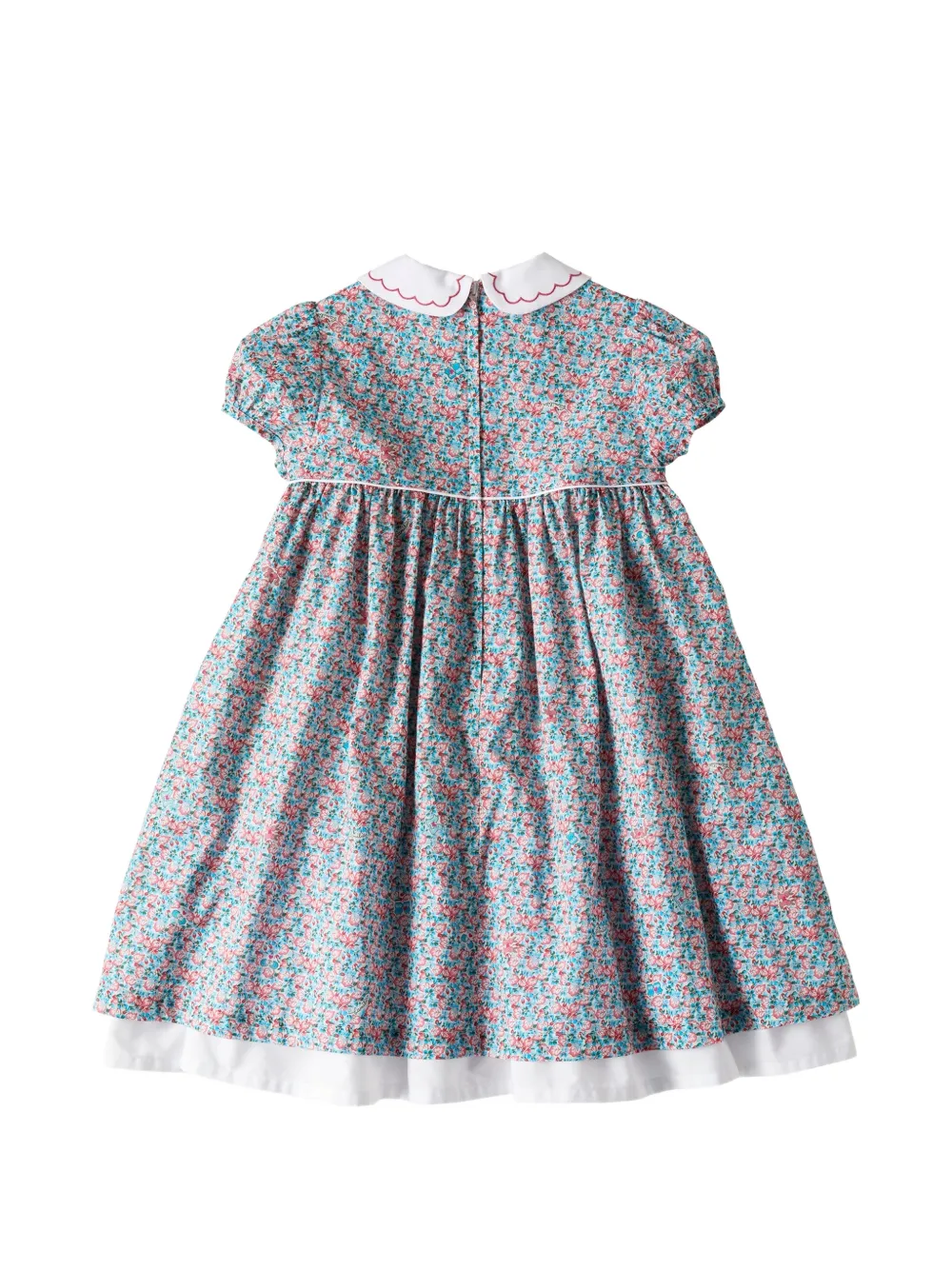 familiar Jurk met Peter Pan-kraag Blauw