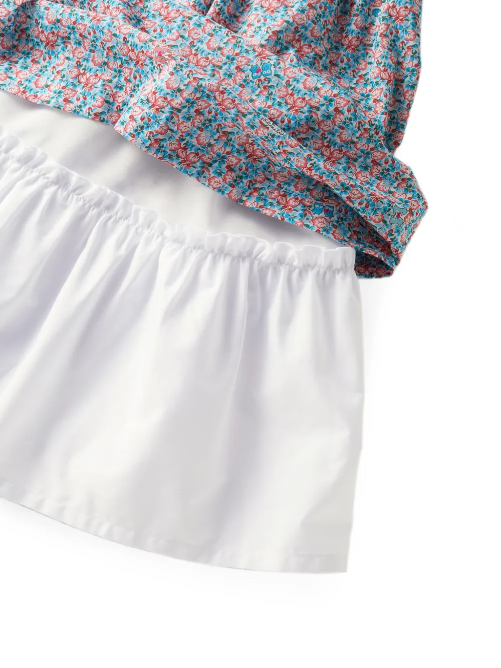 familiar Jurk met Peter Pan-kraag Blauw
