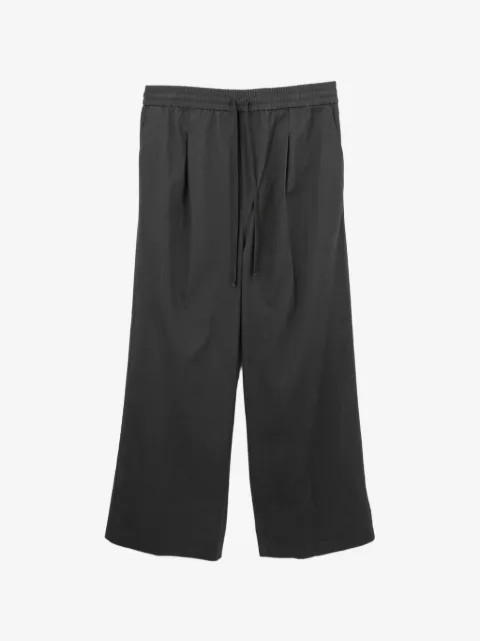 ESSENTIALS drawstring wide-leg trousers