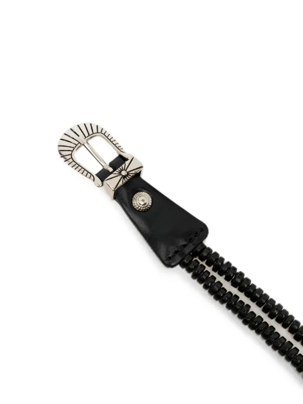 Toga Beads Bangle | Black | FARFETCH IN