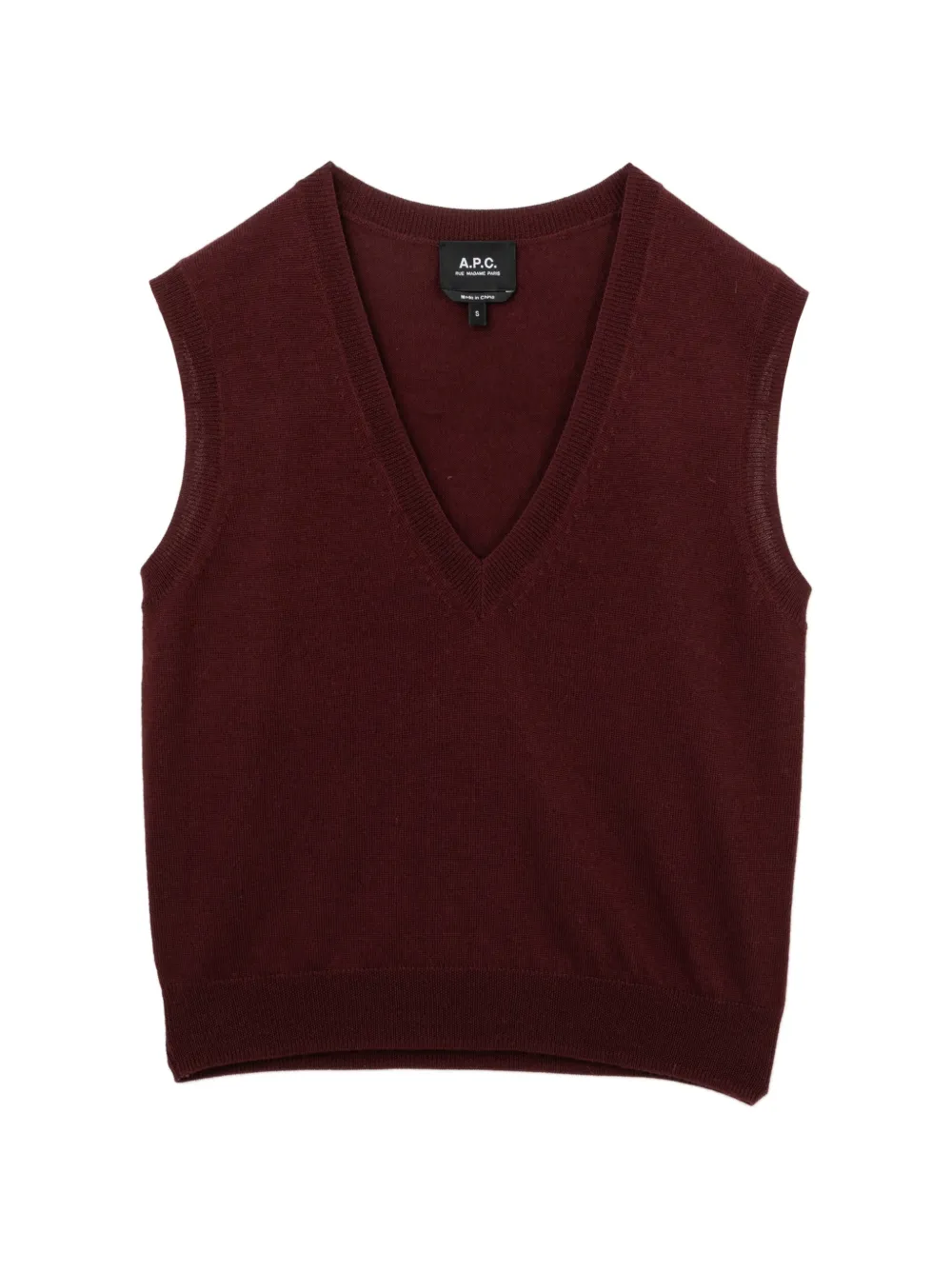 A.P.C. V-neck vest top