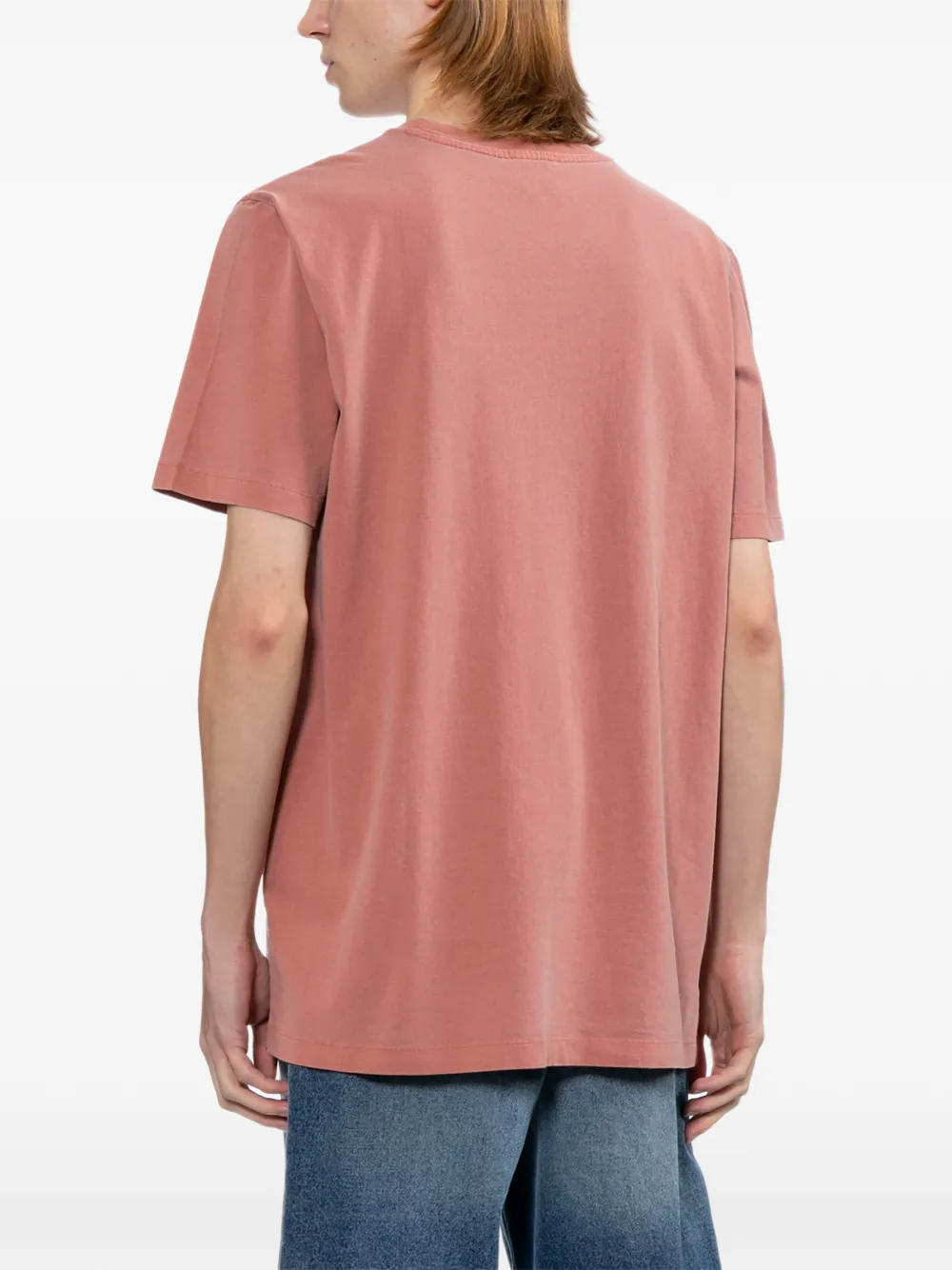 A.P.C. T-shirt met logoprint Roze