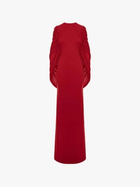 Seen Users Fallen Angel draped gown maxi dress