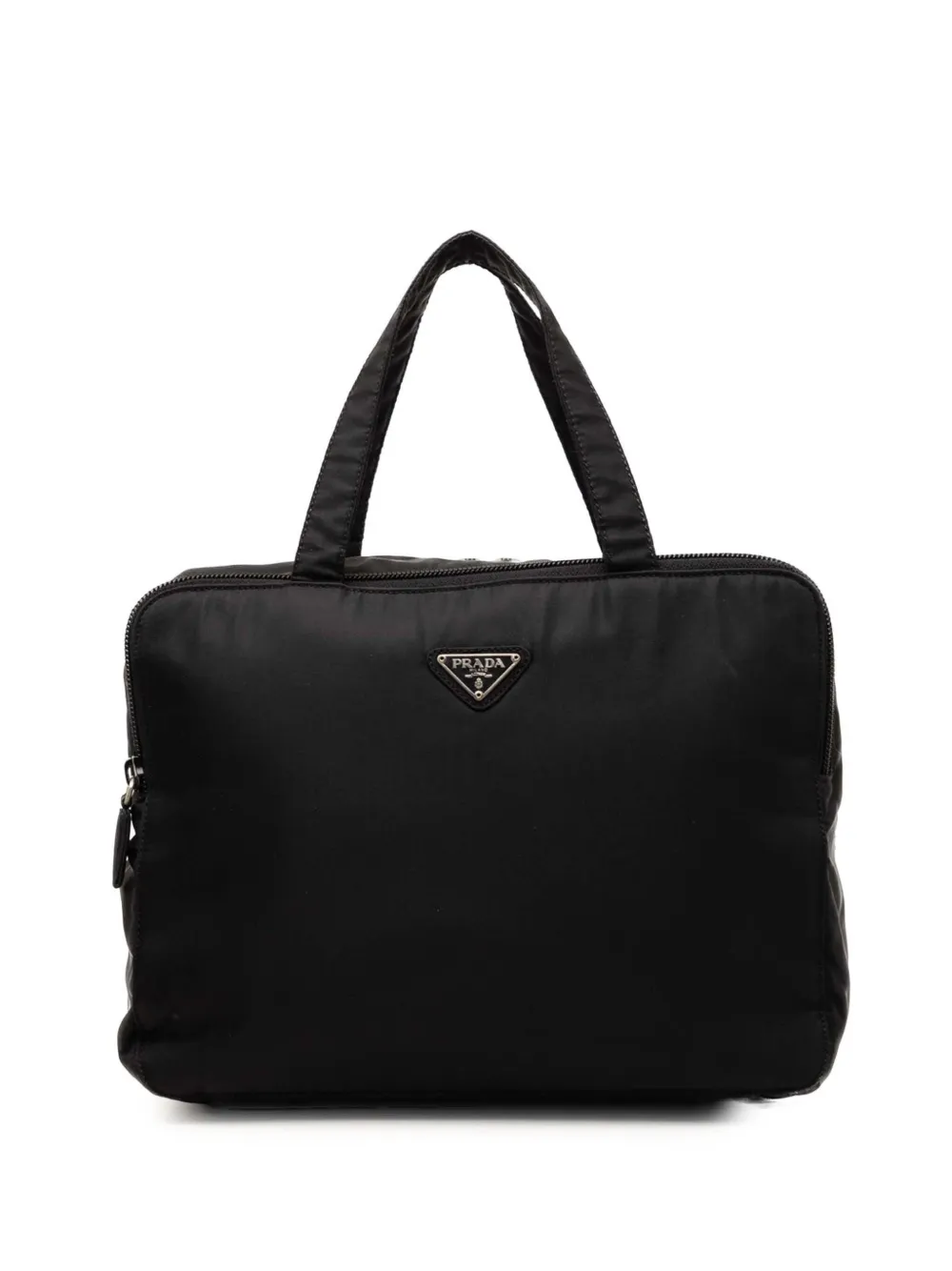 Prada Pre-Owned Borsa a mano in tessuto 2000-2013 - Nero