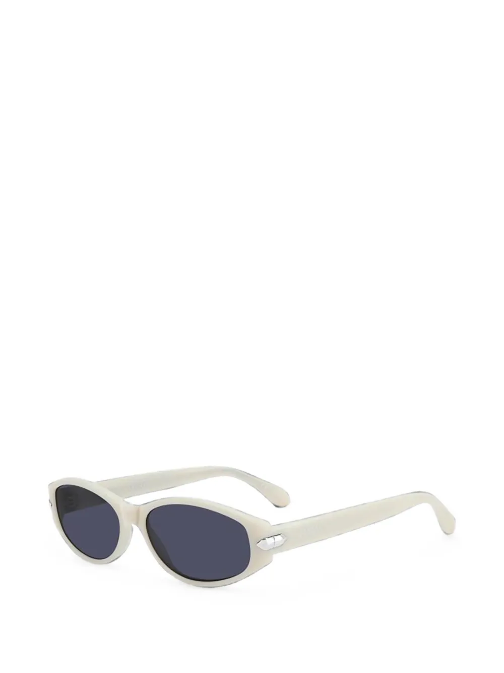 Isabel Marant Eyewear Pixa zonnebril met ovalen montuur Beige