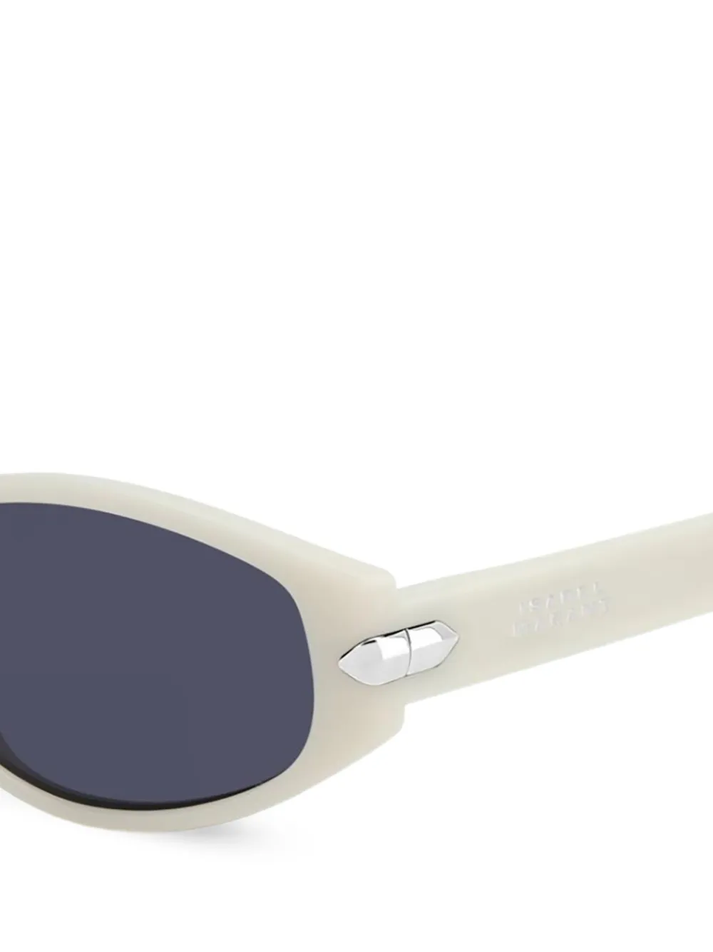 Isabel Marant Eyewear Pixa zonnebril met ovalen montuur Beige