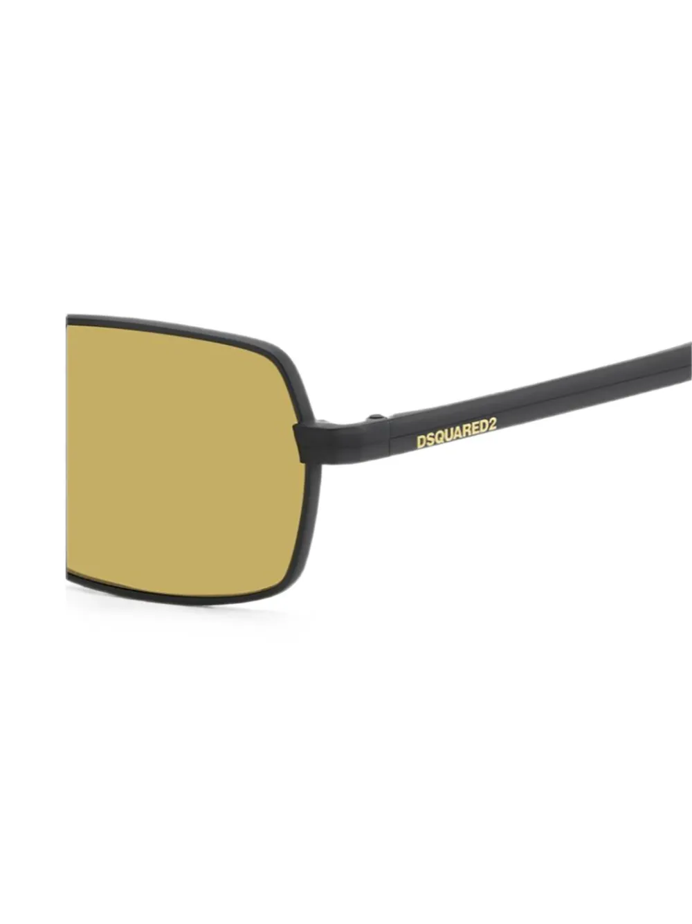 DSQUARED2 EYEWEAR Zonnebril met rechthoekig montuur Zwart