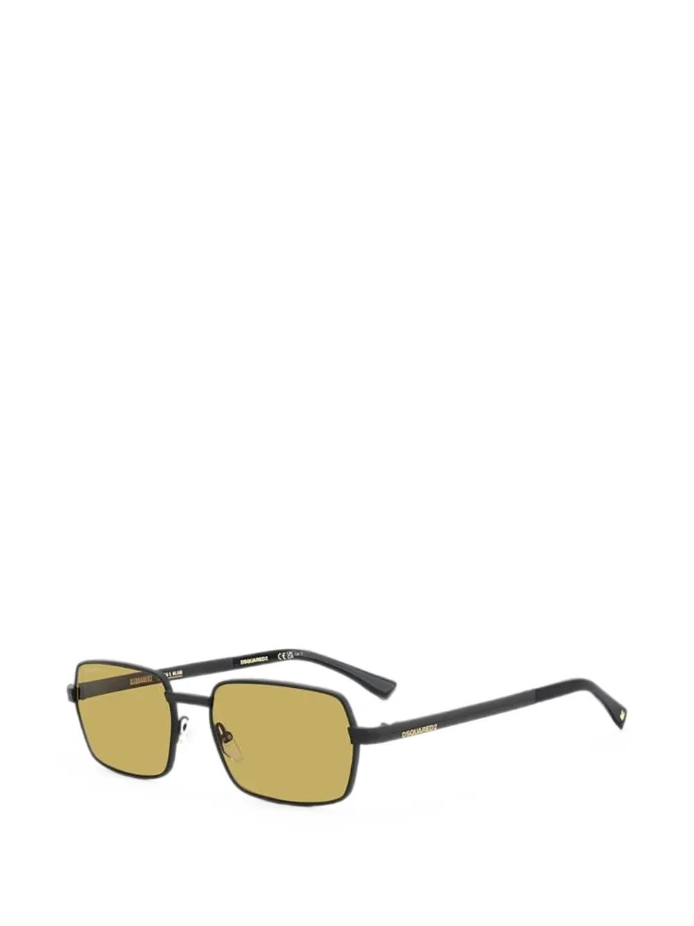 DSQUARED2 EYEWEAR Zonnebril met rechthoekig montuur Zwart
