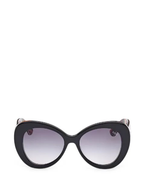 PUCCI geometric-frame logo-print sunglasses