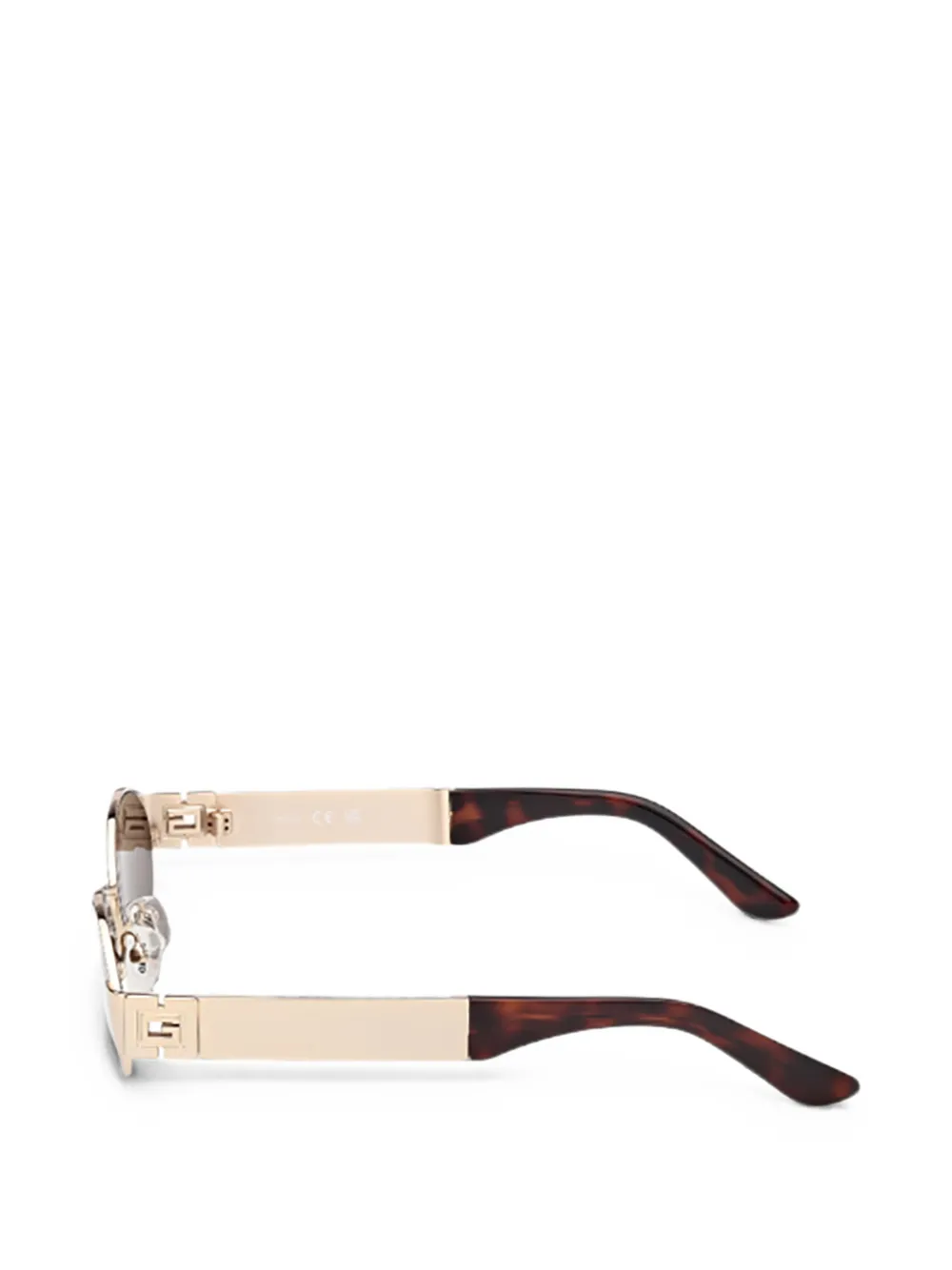 GUESS EYEWEAR Zonnebril met ovalen montuur Goud
