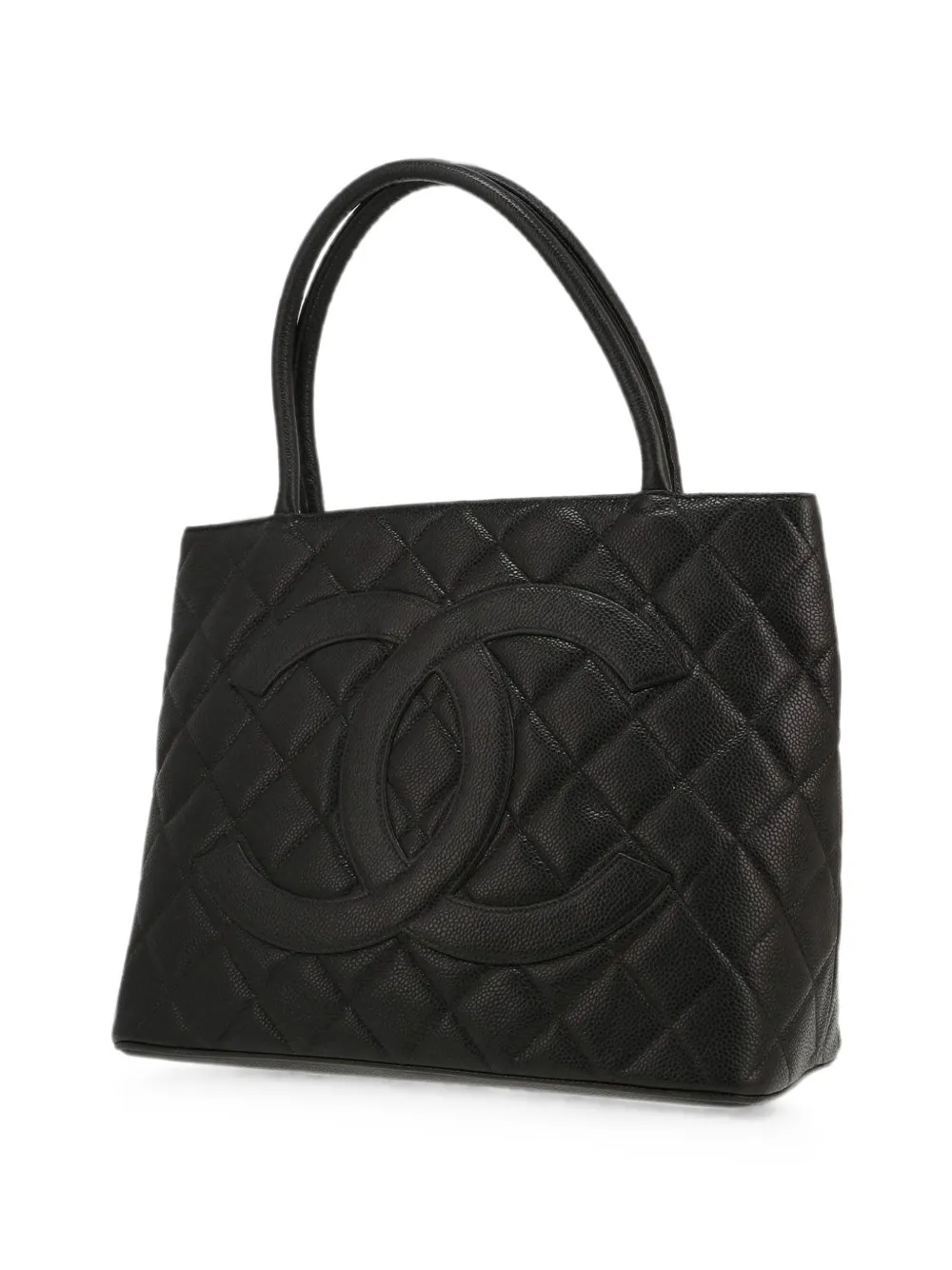 CHANEL Pre-Owned 2003 Medallion quilted handbag - Nero