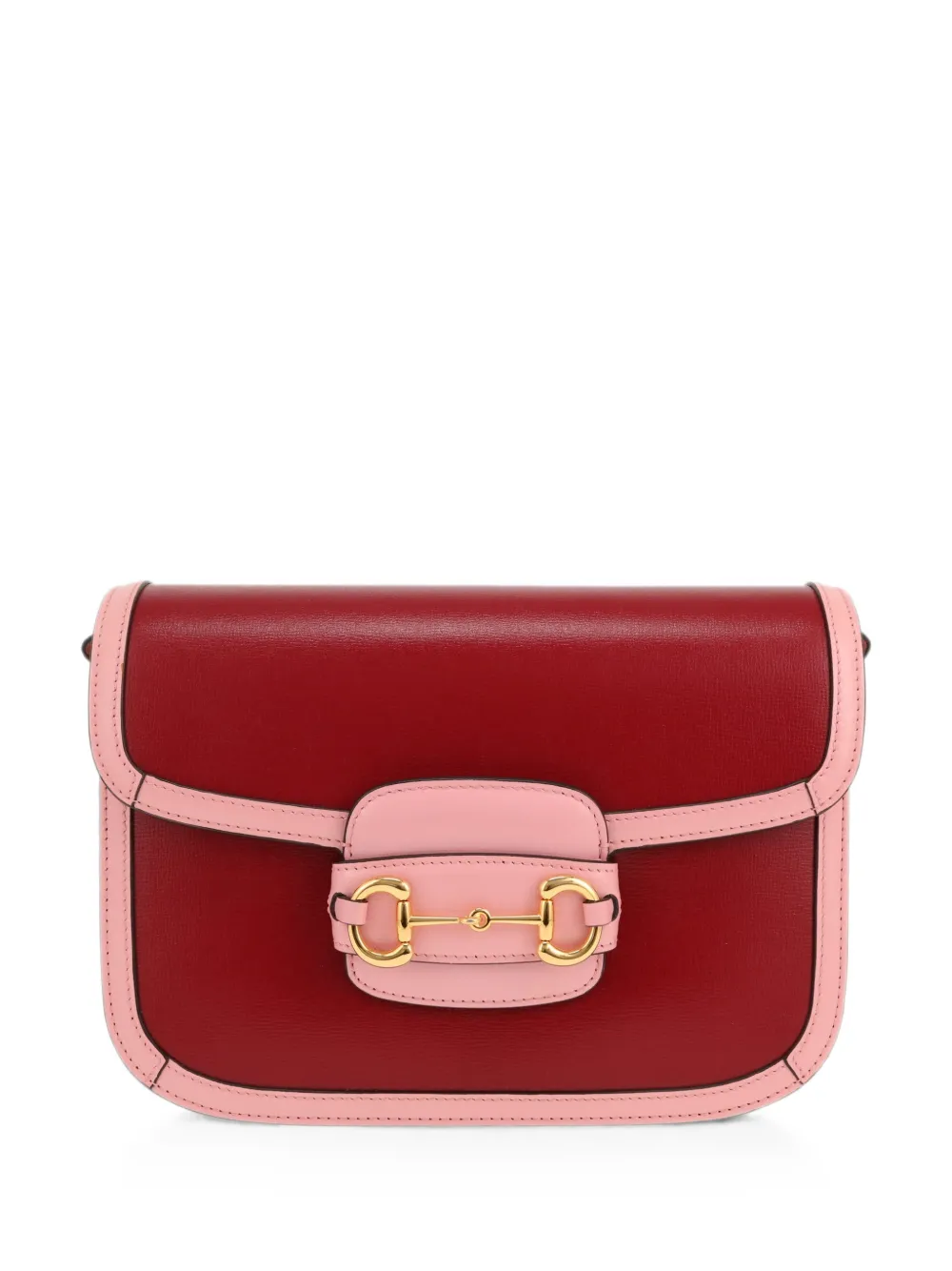 Gucci Pre-Owned 2020s Horsebit 1955 shoulder bag - Rosso