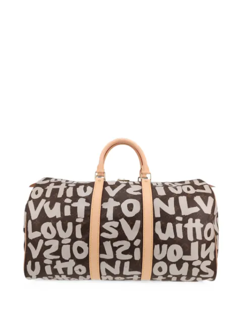 Louis Vuitton Pre-Owned x Stephen Sprouse 2001 50 Keepall Graffiti holdall
