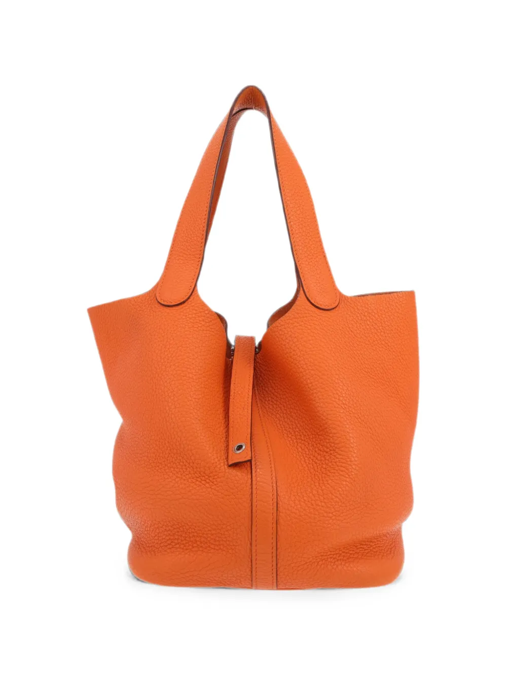 Hermès Pre-Owned 2010 Picotin leather handbag - Arancione