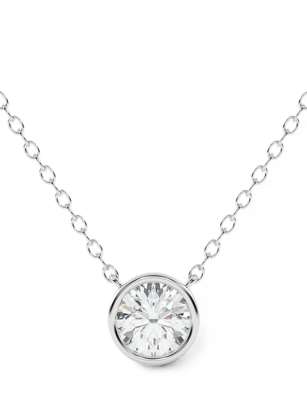 Diamond Essentials diamond pendant necklace - Silber