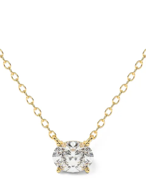 Diamond Essentials collier à pendentif serti de quartz et diamants