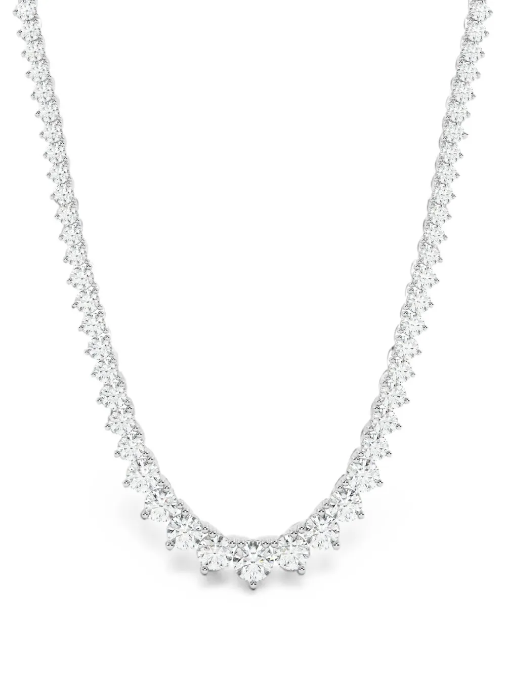 Diamond Essentials lab-grown diamond necklace - Argento