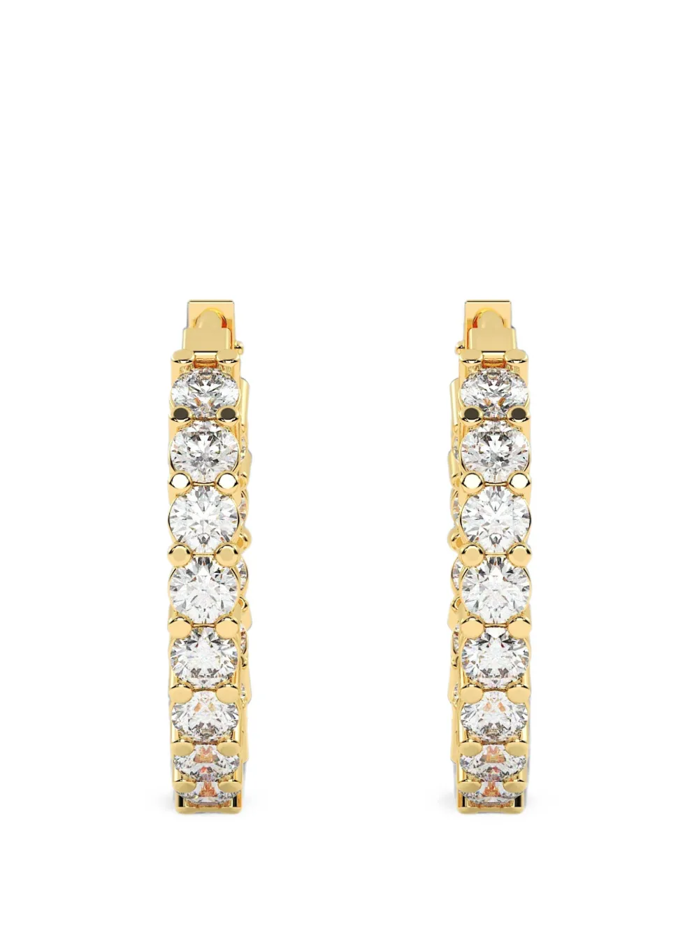 Diamond Essentials diamond hoop earrings - Oro