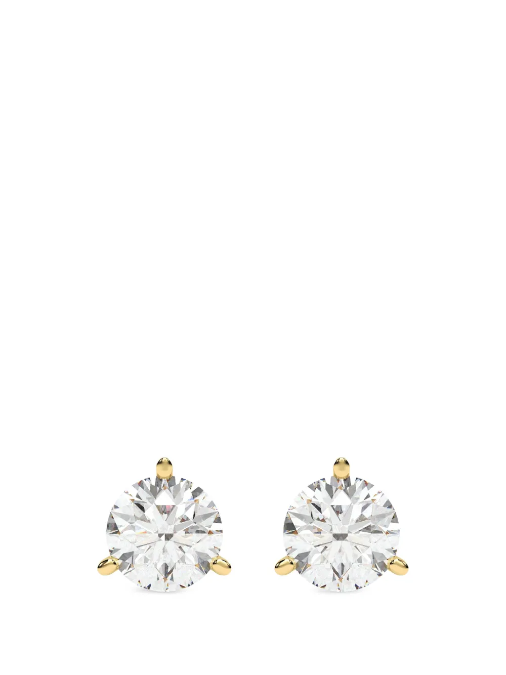 Diamond Essentials lab-grown diamond stud earrings - Oro