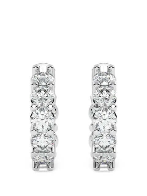 Diamond Essentials diamond hoop earrings