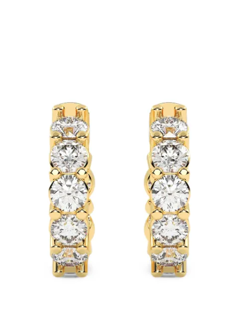 Diamond Essentials diamond hoop earrings