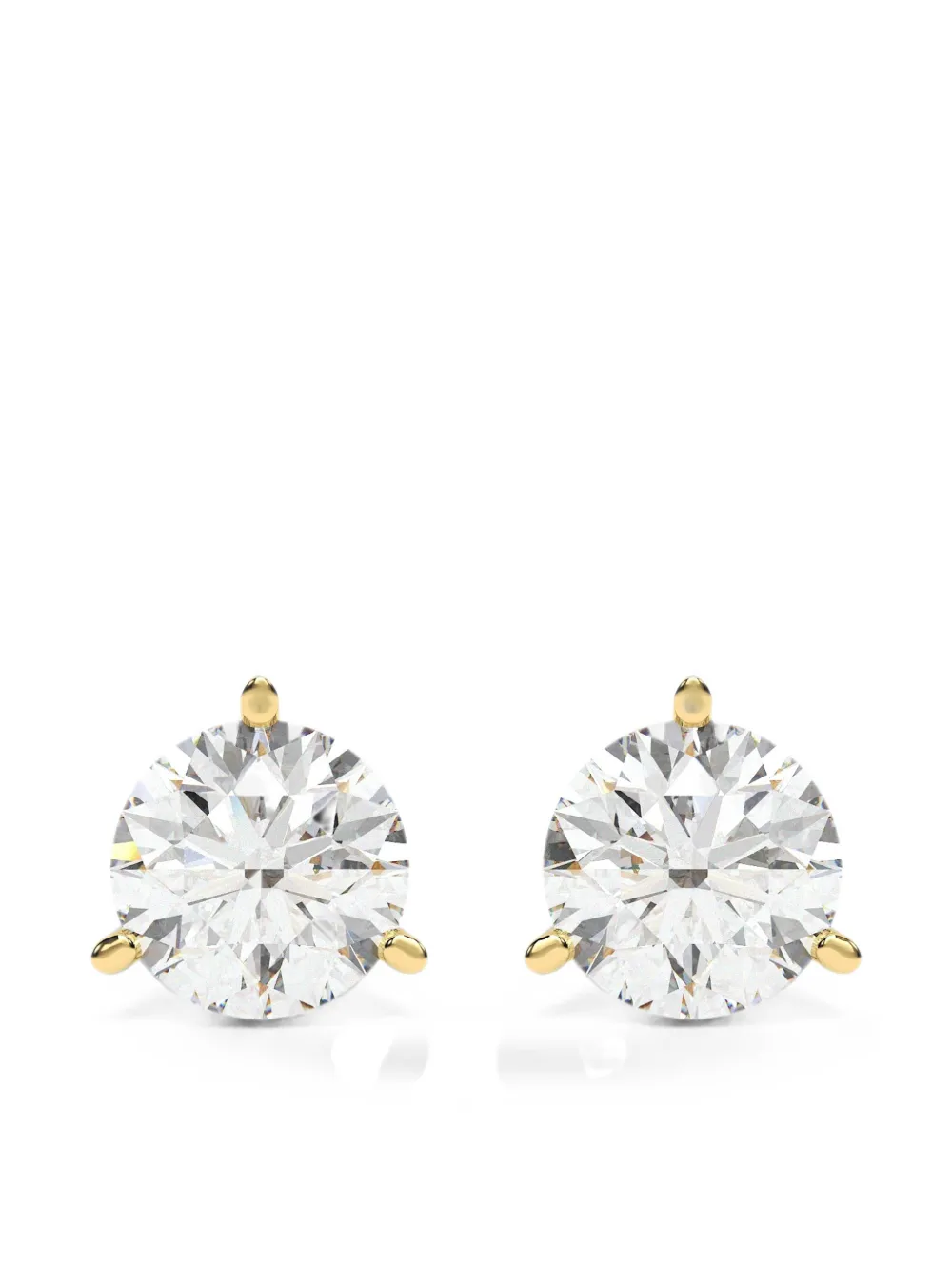 Diamond Essentials diamond solitaire earrings - Oro