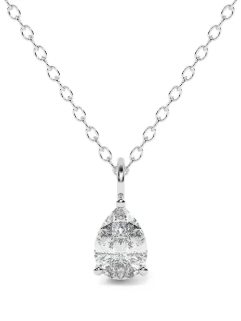 Diamond Essentials diamond pear-cut necklace