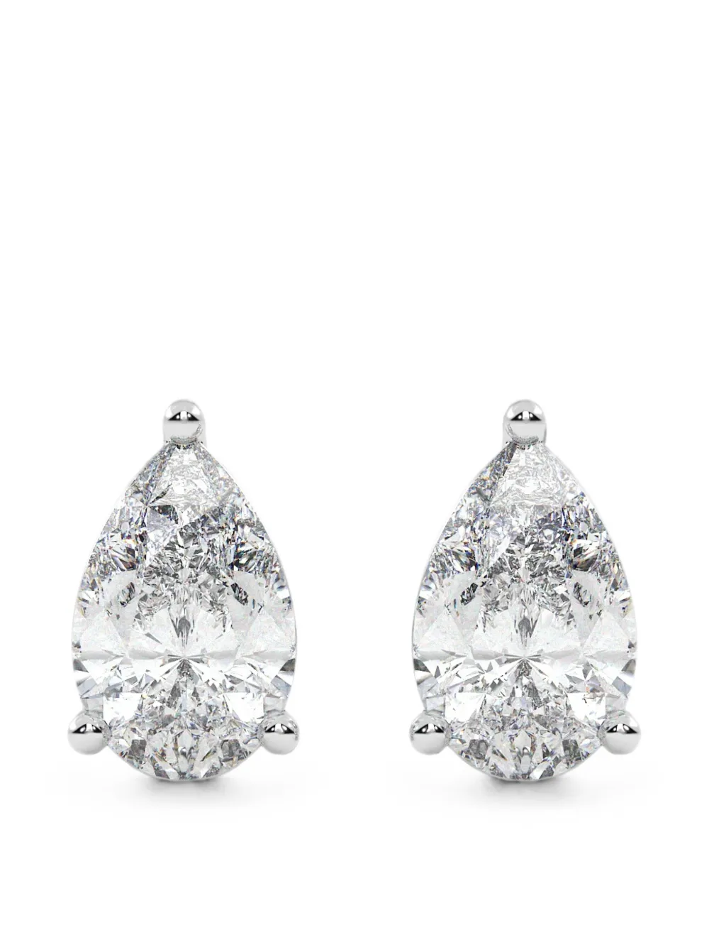 Diamond Essentials diamond solitaire earrings - Argento