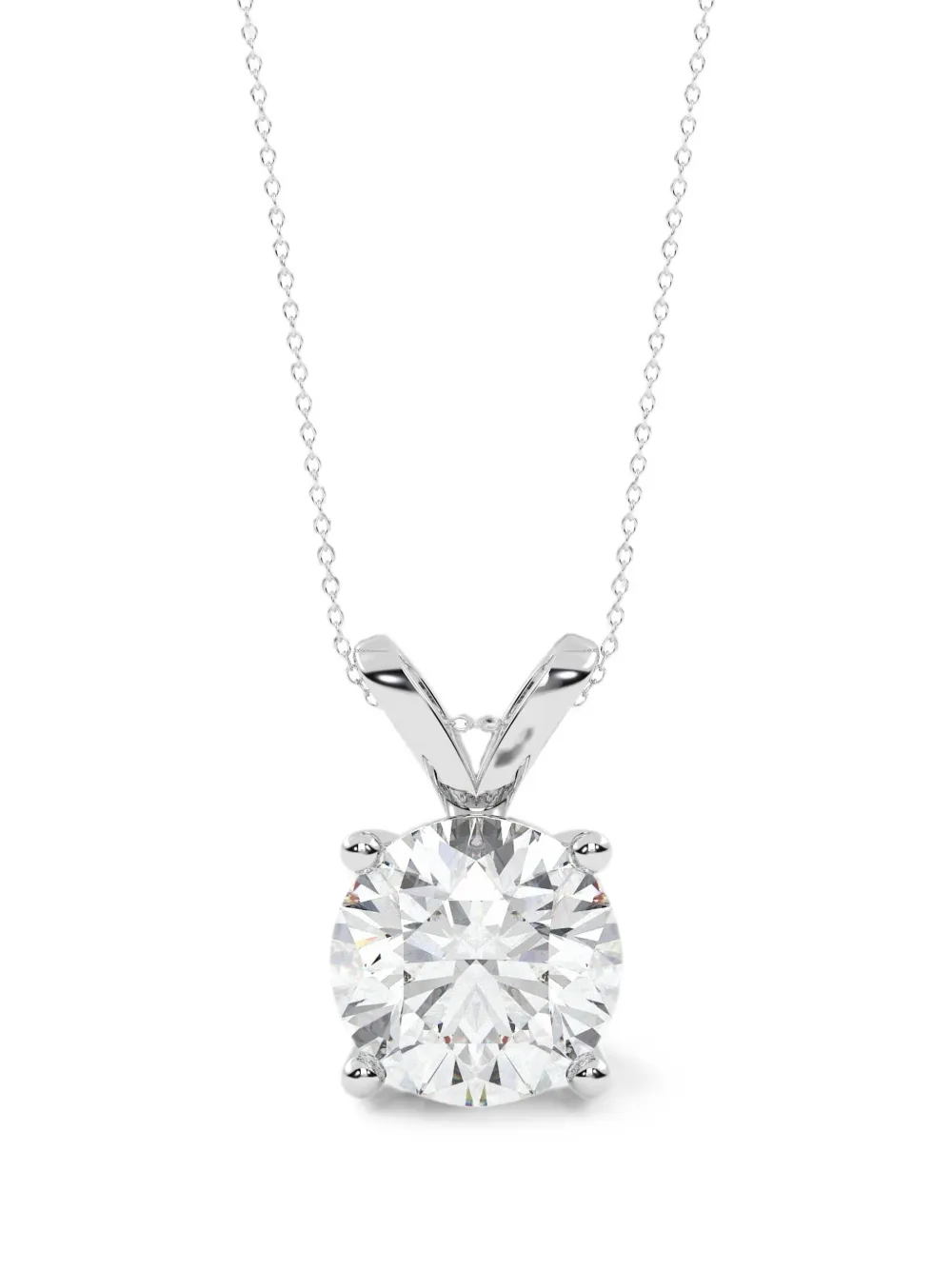 Diamond Essentials diamond solitaire necklace - Silber