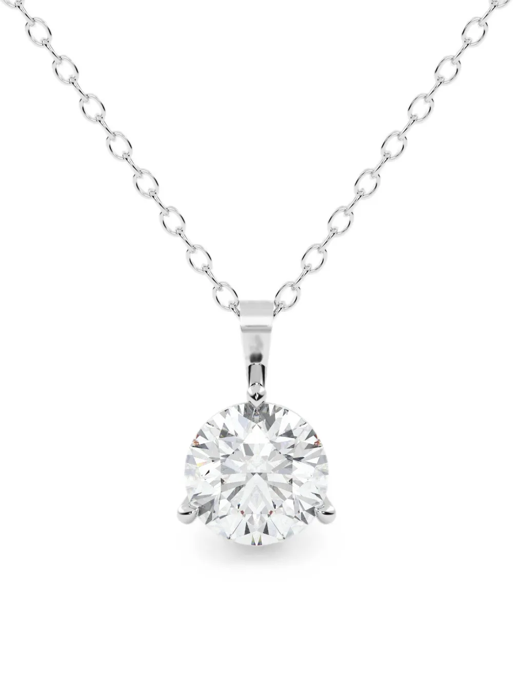Diamond Essentials diamond solitaire necklace - Silber