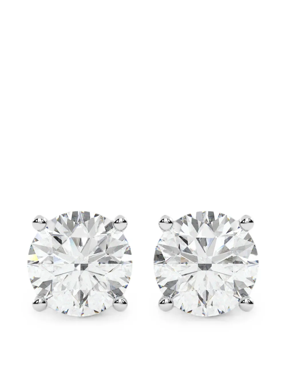 Diamond Essentials diamond solitaire earrings - Argento