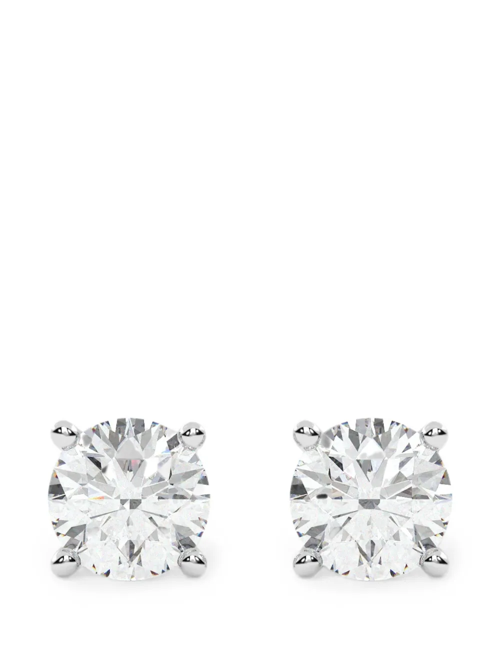 Diamond Essentials lab-grown diamond stud earrings - Argento
