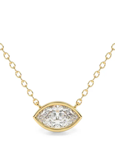 Diamond Essentials spring-ring-fastening diamond necklace