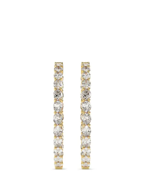 Diamond Essentials arracadas con diamantes de laboratorio