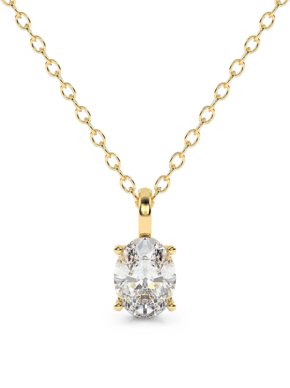 Diamond Essentials lab-grown diamond necklace - Gold